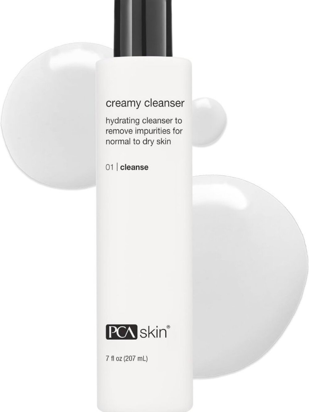 Creamy Face Cleanser for Dry & Sensitive Skin - Hydrating, Gentle Formula, 7 oz
